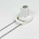 Roller Shade Bead Clutch with 304 Stainless Steel 4.5mm Bead Chain and 5 Connectors Pull Ball Chain for Blinds & Shades (#10, 10ft/3m)