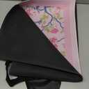 Chinoiserie Mahjong Mat with 1 Carrying Bag 31.5 x 31.5 Pink and White Rubber Anti Slip and Noise Reduction Multi Purpose Game Table Cover for Mahjong, Card, Board Tile Games