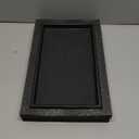 Ceramic Makeup Tray Redelaenor, Black Bathroom Accessories Holder for Kitchen Sink Organizer and Home Decorative Tray Rectangle Small Bathroom Sink Trays for Counter (11.3" x 6.3" x 1")