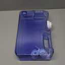 Refrigerator Water Dispenser 1.1 Gallon Bottle with 2 Spigots - BPA Free Plastic Slim Water Jug with Spout Leak Proof | Refillable Fridge Water Container, Convenient Handles (Royal Blue)