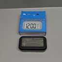 Jisile Digital Alarm Clock, Alarm Clock for Bedroom with Smart Night Light, Indoor Temperature, Large LED Display, Battery Operated Desk Clock for Kids Birthday