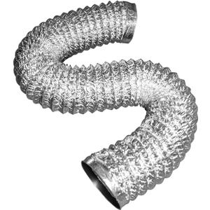Cosmo 6 Inch 6 Foot Aluminum Flex Air Duct, Without Clamps, Ventilation Duct