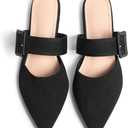 Pointed Toe Mules for Women FlatsSlip On Mules BacklessWide Width MulesMule Slides Flats Sandals, Size: 7