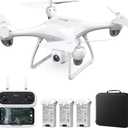 Potensic 4K Drone with Camera for Adults [Sony 12MP UHD Lens] GPS Stable Hovering for Beginners, Less Than 250g, 984ft 5G WiFi Transmission, FPV Aerial Photography, 3 Batteries, Backpack