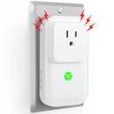 Power Failure Alarm, Upgrade 120dB Power Outage Alarm for Freezer, Power Outage Monitor with LED Indicator & Extender Socket, GFCI Circuit Failed Detector for Home, Garage, Basement
