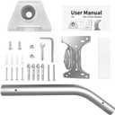 Roof Mount for Starlink for Gen Heavy Duty Pivot Straight/Bent Tube Bracket Kit 3 with Strong Load Capacity(Elbow Pipe)