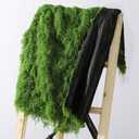 Artificial Green Moss Mat, Carpet Grass Wall with Base Fabric 39.37 * 39.37 inch Fake Moss for Crafts, Faux Moss for Plants Indoor Green Faux Grass for DIY Table Centerpieces Floral Wedding