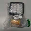 New Upgrade LED Work Light Compatible with Dewalt 20V Battery, 48W 4800LM Flashlight, 20V Battery Cordless Work Light with Low Voltage Protection & Dual USB & Type-C Charging Port (48W)