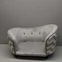 Enchanted Home Pet Snuggle Pet Sofa Bed, 26.5 by 16 by 16-Inch, Gray (27.0"L x 15.0"W x 15.0"Th)