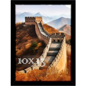 Picrit 10x13 Picture Frame, Photo Frame for Wall Mounting Display, Black