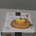 BOSKA Cheese Curler Amigo - Cheese Wheel for i.a. Tete de Moine, Girolle & Chocolate - Cheese Shaver made of Stainless Steel