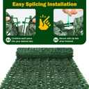 Artificial Ivy Privacy Fence Screen, 120x40 inch Dense Leaf Green Ivy Wall Panel, Super Privacy Greenery Backdrop Faux Ivy Greenery for Patio, Balcony, Garden, Backyard Indoor Outdoor Decor
