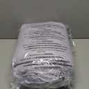 JOLLYVOGUE Lavender Queen Comforter Set, 3 Pieces Seersucker Comforters Queen Size, Lightweight & Fluffy Bedding Sets Queen for All Season with 1 Ruffle Comforter and 2 Ruffle Pillowshams