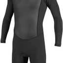 O'Neill Men's O'Riginal 2mm Back Zip Long Sleeve Spring Wetsuit, Black/Black, XL (Black)