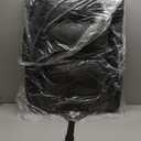 Extra Wide Bleacher Chairs with Back and Cushion Folding Stadium Chairs, Sofa Style Design 6 Reclining Positions Waterproof Bleacher Seats (1, Black, Wide-26in)