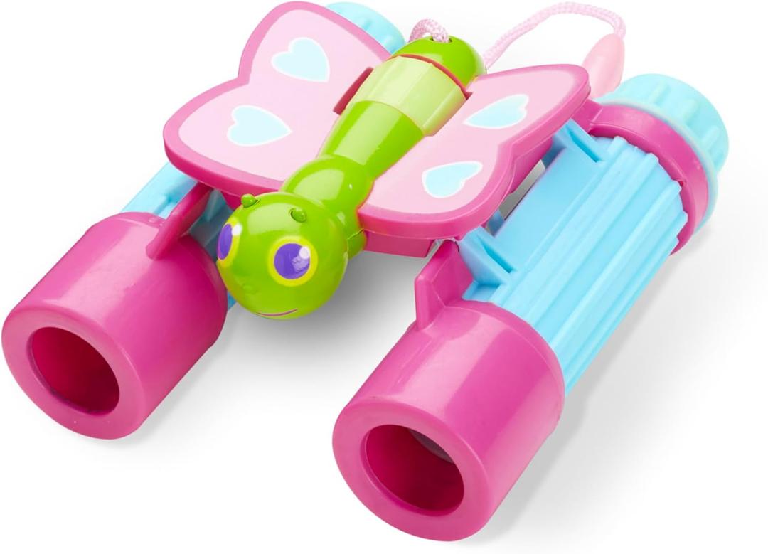 Melissa & Doug Sunny Patch Cutie Pie Butterfly Binoculars - Pretend Play Toy