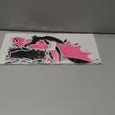 20Pcs Halloween Garage Decoration Magnet Stickers Black Pink Bat Refrigerator Decals Magnet Stickers for Party Home Door Dishwasher Decor