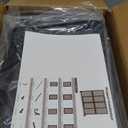 Fireplace Screen with Sliding Doors, 37.8" W x 30.7" H Handcrafted Wrought Iron Fire Spark Guard Fire Place Gate Protector for Living Room, Children and Pet Safety(Large)