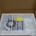 Stainless Steel Shower Niche 18" X 12", No Tile Needed Wall Niche Double Shelves, Recessed Shower Shelf for Bathroom Storage, Matte White