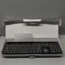 Wireless Keyboard and Mouse Set  MPTOG Full-Sized 110Pcs Slim Round Key Design, Quiet Typing, Adjustable DPI Ergonomic Mouse, Wireless Combo for PC, Mac, Laptop, Tablets(Space Gray)