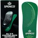 Spenco Rx Orthotic Arch Support 3/4 Length Shoe Insoles Women's 7-8.5/Men's 6-7.5