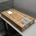 Vaunn Medical Pneumatic Adjustable Overbed Bedside Table with Wheels (Hospital and Home Use) (Black)