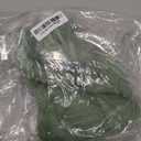 Lace Tablecloth with Ruffled Hem, Floral Embroidered Table Cover, Vintage Elegant Style (Green, 55x55, Square)