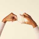 Amazon Basics Rubber Bands, Office Supplies, Size 64 (1/4"), 320 Bands/1 lb Pack, 3-Pack, Tan