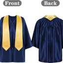 SOMSOC 4 Pieces Kindergarten Graduation Cap and Gown Set for Preschool Nursery Kids Graduation Stole Gown with 2026 Tassel (S)