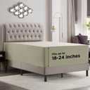 Empyrean Light Green Fitted Sheet Extra Deep Pocket, Hotel Luxury Cal King Fitted Sheet Only Easily Fits 18 to 24 Inch Mattress, Super Soft, Wrinkle-Free, and Breathable with Corner Straps