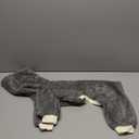 Esobo Fashion Winter Dog Warm Coat Jacket Four-Legged Neck Warm Pet Sweaters for Small Medium Large Dogs (Grey)