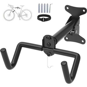 XMD ianss Bike Hangers - Wall & Horizontal Mount, Garage & Vertical Bike Storage with Hooks