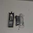 Kitchen Garlic Press, Rust Proof & Dishwasher Safe Garlic Mincer, Durable Garlic Crusher Set with PeelerBrush, Easy to Clean and Squeeze, Matte