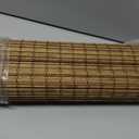 UNISHADES Cordless Bamboo Roman Shades for Windows, Blinds Size (35" W 64" H) Colour (Highfield Teak)