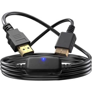 Herfair PS2 to HDMI, PS2 HDMI Adapter, PlayStation 2/1 Console to HDTV Converter Support 4:3/16:9 Screen Aspect Ratio with 1080P S/Video Signal Output, Plug & Play (6.56FT)