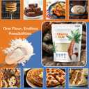 THRIVE FIELDS Cassava Flour - All-Purpose Yuca Root Flour for Baking - Grain and Nut Free, Non GMO - Great for Tortillas, Pancakes, Pasta, Cooking & More - 2 lb Bag (32 Ounce (Pack of 1))