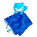 KIDS PREFERRED DC Comics The Batman Lovey Security Blanket, Soft Huggable Dark Knight Plush Lovey Toy for Baby and Infant Boys and Girls, Textured Blanket with Batman Logo
