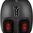COMFIER Shiatsu Foot Massager with Heat, Vibration,Rolling Compression Feet Massager Machine for Plantar Fasciitis,Neuropathy Pain,Gifts for Her,Him Fits Size up to 13“ Multiple Modes