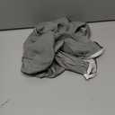 Curved Pillow Case, Side Sleeper Pillowcase, Grey Satin Pillowcase Cover with Zipper, Breathable and Soft, Queen Size 20 x 30 Inches