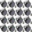 U`King Stage Lights, 36W LED RGB LED Par Lights, 7 Channel Stage Light with DMX Controller Sound Activated, Stage Lighting for Events Birthday Bar Dance Decoration, 10 Packs