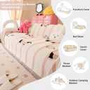 Couch Cover for Sofas, Sofa Couch Cover Washable for Dogs, Chenille Slipcovers Couch Covers for Protector Slipcover Pet Friendly(71"x 71"/Pink/1pc)