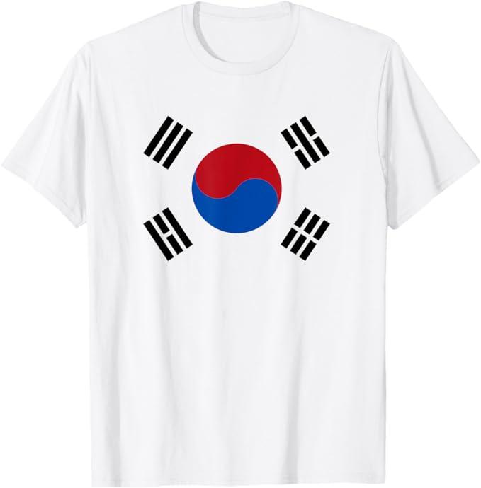 Korean Flag of Korea Novelty Men Women Kids Gift TShirt x Small