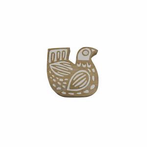 IBA Indianbeautifulart Textile Printing Block Bird Hand Carved Wooden Stamp Wood Block Printing Textile Stamps for Fabric/Pottery Blocks- 6 Inch