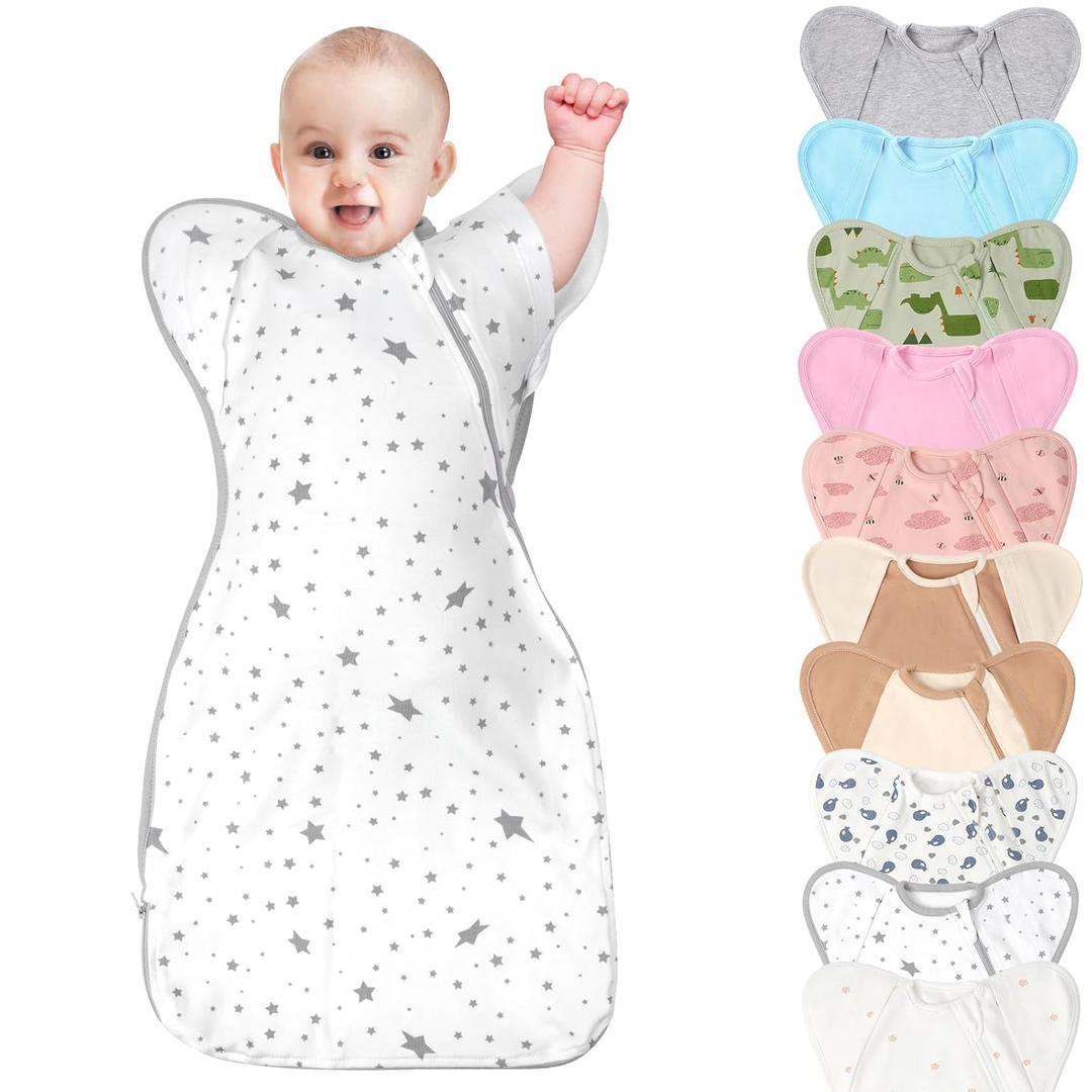 3-Way Wearable Swaddle Blankets Sleep Sacks with Arms Up, Hands Up Sleeping Sack Easy Diaper Changing Sleeping Bag for Baby Boy Girl Newborns Transitions to Arms-Free Calms Startle Reflex (S ( 0-3 Months, 5-14 lbs )) Lucky Star 3-Way Wearable Swaddle Blankets Sleep Sacks with Arms Up, Hands Up Sleeping Sack Easy Diaper Changing Sleeping Bag for Baby Boy Girl Newborns Transitions to Arms-Free Calms Startle Reflex (S ( 0-3 Months, 5-14 lbs )) Lucky Star