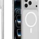 MAGEASY Compatible with iPhone 17 Pro Max 6.9" Thin Case - Super Lightweight, 0.7mm Ultra Thin, Compatible with MagSafe, Anti-Fingerprint - Lyte M (Translucent)