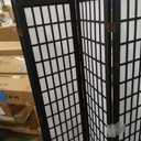 VEVOR Room Divider, 6 Panel Japanese Room Divider, Folding Privacy Screen Indoor, Portable Partition Dividers and Decoration Screens, for Room Separation, Home, Office, Restaurant & Bedroom (Black)