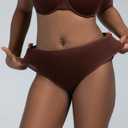 Women's Full Brief Underwear High Waisted Full Coverage Ladies Panties 3 Pack (M)