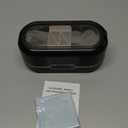 Ultrasonic Jewelry Cleaner, 48KHz Ultrasonic Cleaner Machine for Jewelry, Glasses, Rings, Retainers, Watch Strap, Dentures, 304 Stainless Steel 12oz Cleaning Pod - Black