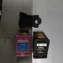 Printer Ink， 67 XL Compatible Ink Cartridge,Compatible for HP 67XL Envy 4140 4152 4155 4158 1225 2732 2752 1225 2774 6052 6055 Printer,for Ink Cartridges(2 Black)