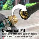Chapin 6-9476: High Pressure 3.5-inch Brass Twist Hose Nozzle, Heavy-Duty Adjustable Garden Hose Nozzle, Gardening, Watering and Irrigation, Outdoor Cleaning, Set of 2